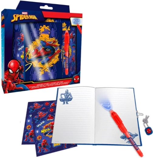 Spominska knjižica s čarobnim peresom SPIDER-MAN