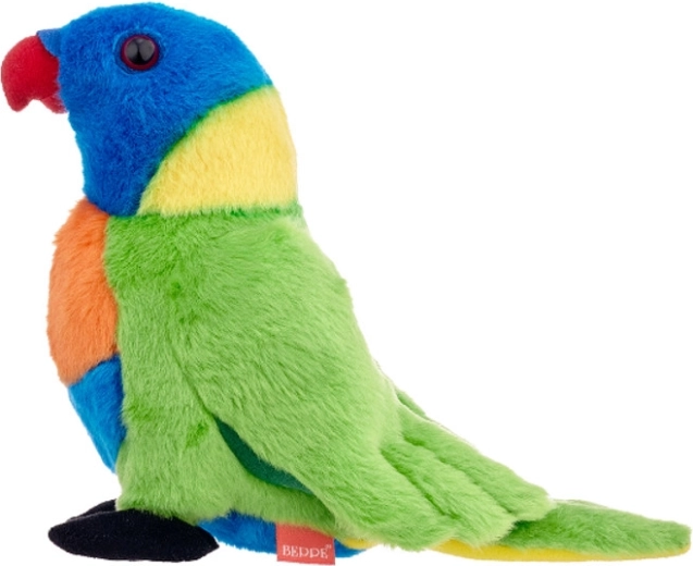 Plišasti papagaj lori mavrični (gorski) 20 cm – BEPPE ZOO