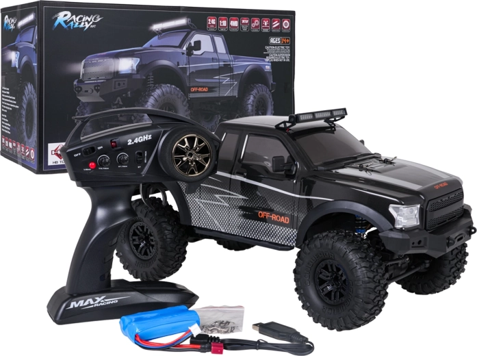 Off-road RC car Climbing beast 4x4 1:10 black