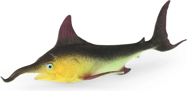 Gumijasta riba mečar 16 cm
