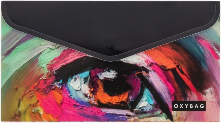 Plastična kuverta DL z gumbom in potiskom