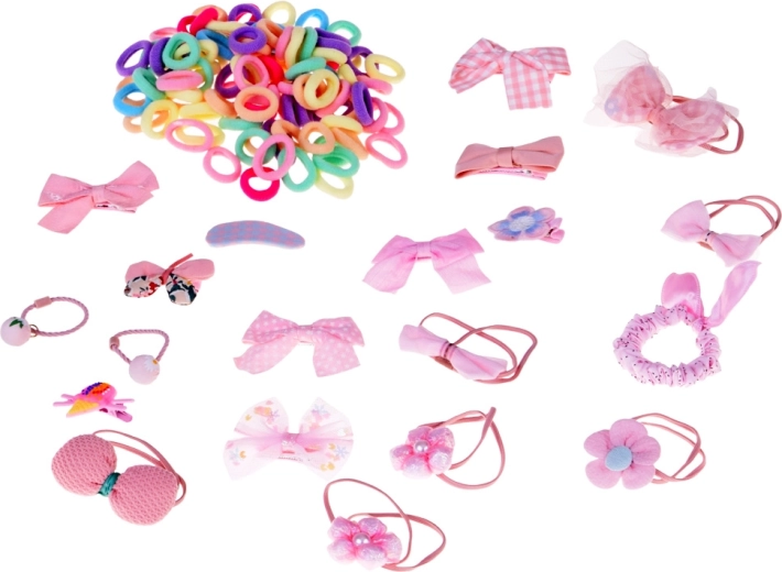 Bogat komplet dodatkov za lase