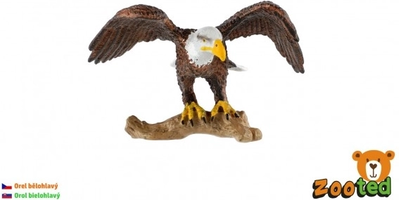 Plastična figurica beloglavega orla 8 cm