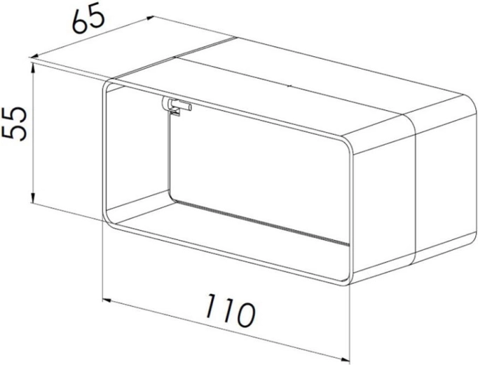 Kompaktna izvedba za cev 110 × 55 mm