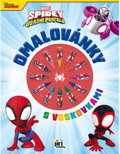 Pobarvanka s voščenkami Spidey
