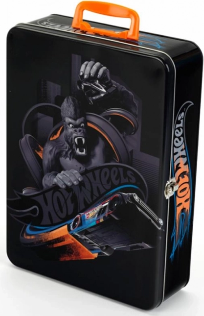 Kovinski kovček za 50 avtomobilčkov HOT WHEELS