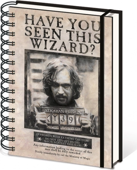 Krožni blok A5 črtni – HARRY POTTER (Sirius)