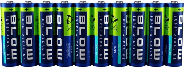 BLOW super alkalne baterije AA (LR6) 10 kosov