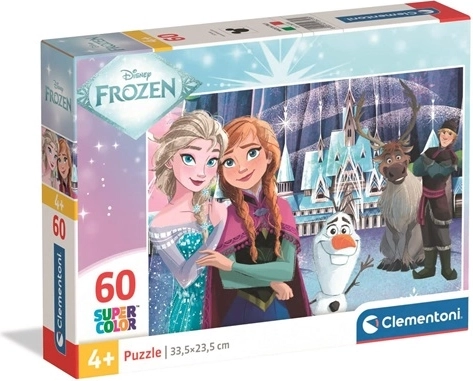 Clementoni SuperColor sestavljanka Frozen 60 kosov