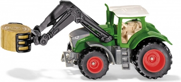 Siku blister – traktor Fendt s kleščami za bale