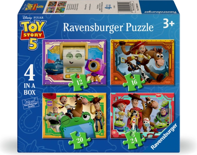 Ravensburger sestavljanka Toy Story: Zgodba igrač 4 v 1 (12–24 kosov)