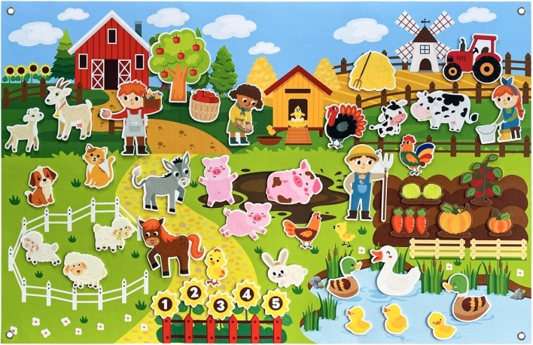2Kids Toys interaktivna igralna stena kmetija