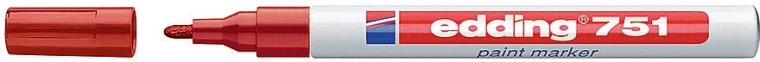 EDDING 751 Paint Marker – Red