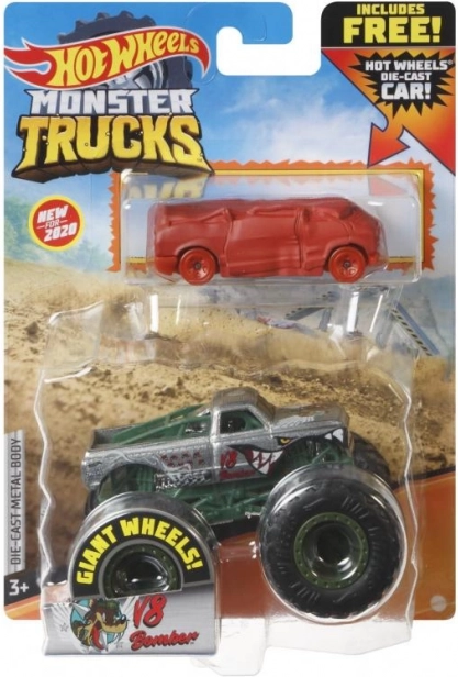 Hot Wheels Monster Trucks 1:64 with die-cast car – Skeleton