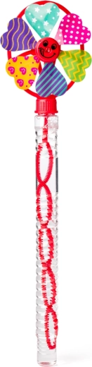 Dvojna zabava: mehurčki in vetrnica