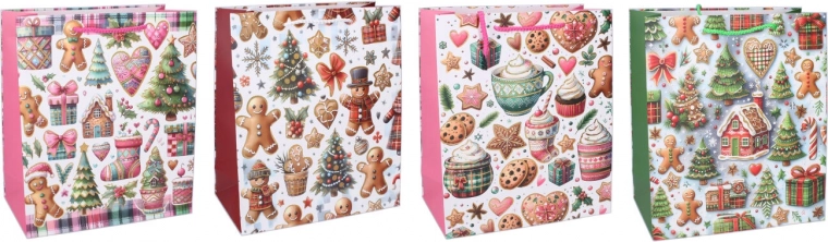 Gift Bag M 25 × 30 × 10 cm Christmas