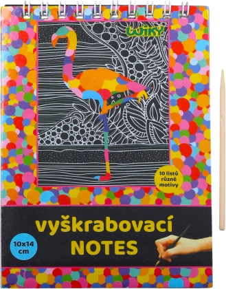 Izpraskalni zvezek za ustvarjalno zabavo