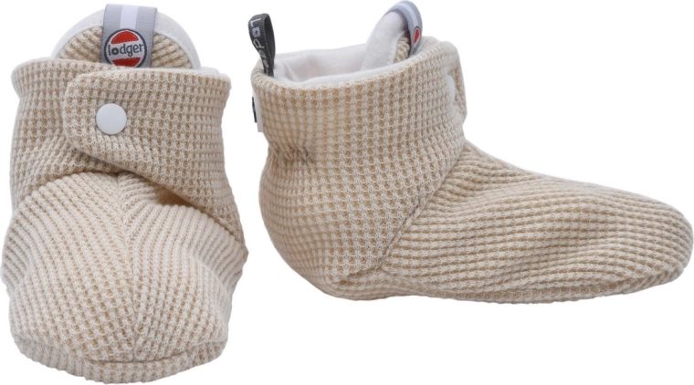 Lodger bombažni copatki Ciumbelle ivory 6–12 mesecev