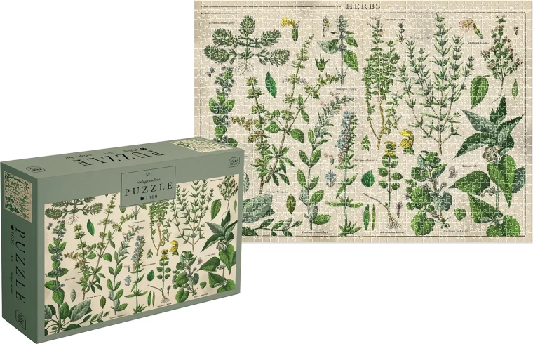 Sestavljanka Vintage Nature: zelišča 1000 koščkov