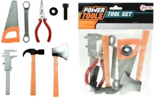 Plastični komplet orodja za otroke, 7 kosov