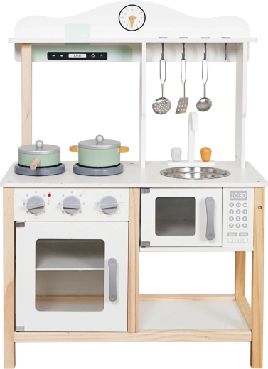 Wooden Children's Kitchen Baby Mix – white