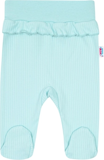 Polhlače z mehkim pasom in stopalci