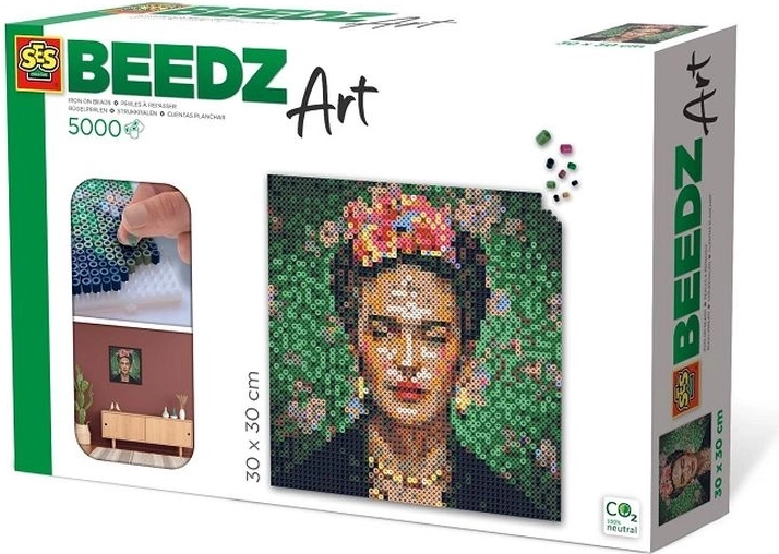 SES Beedz Art likalne perlice Frida Kahlo (30 × 30 cm)