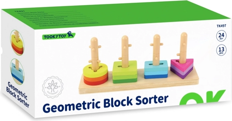 Čvrsta lesena osnova s štirimi količki