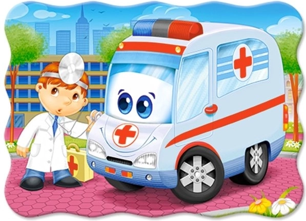Reševalno vozilo Puzzel Doktor 30 delov