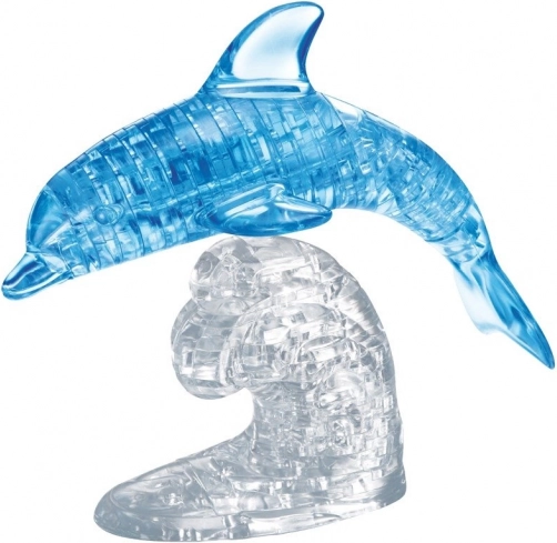 3D kristalni puzzle – skačoč delfin