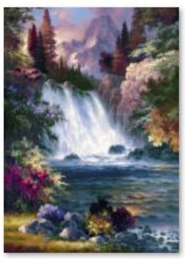 Diamantno vezenje (diamond painting) slap 30 × 40 cm - 1 kos