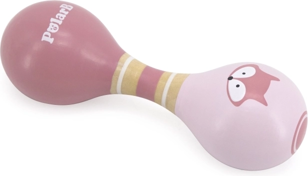 Lesena dvostranska rumba krogla z lisico Polar B