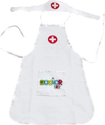 Woopie otroški kostum medicinske sestre s čepico in predpasnikom