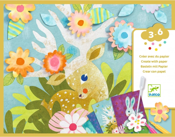 Djeco ustvarjanje s pivniki iz gozda