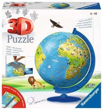 Ravensburger otroški globus – 3D Puzzle Ball 180 kosov
