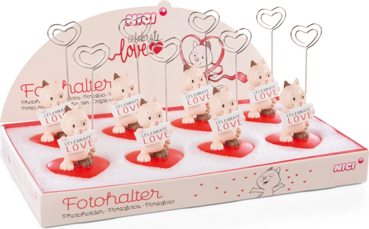 Držalo za fotografije NICI Celebrate love 11 cm - 1 kos