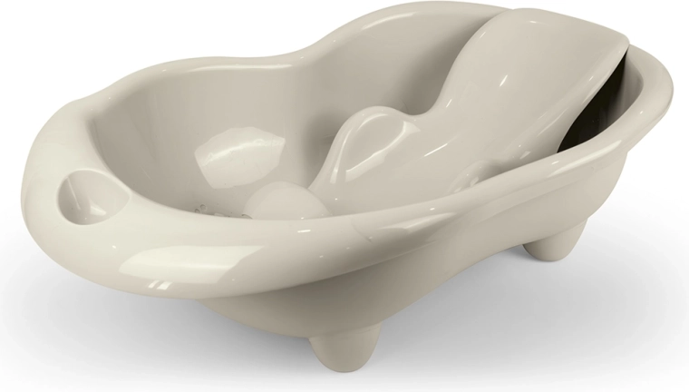 Otroška banjica Hippo z ležalnikom, bež