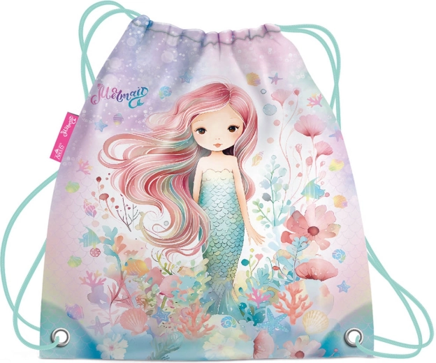 Šolska vrečka za copate Mermaid (morska vila) - 1 kos