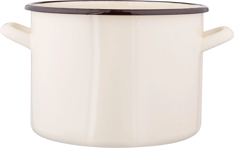 Emajliran lonec Silesia 4,4 l, premer 20 cm, krem
