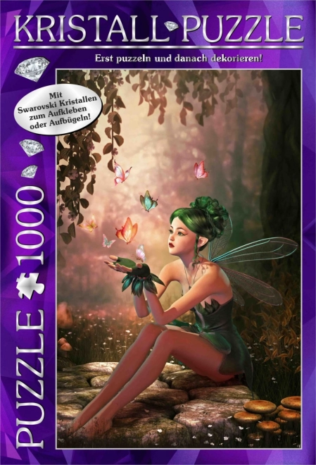 Puzzle s kristali Swarovski vilinski gozd 1000 kosov – M.I.C.