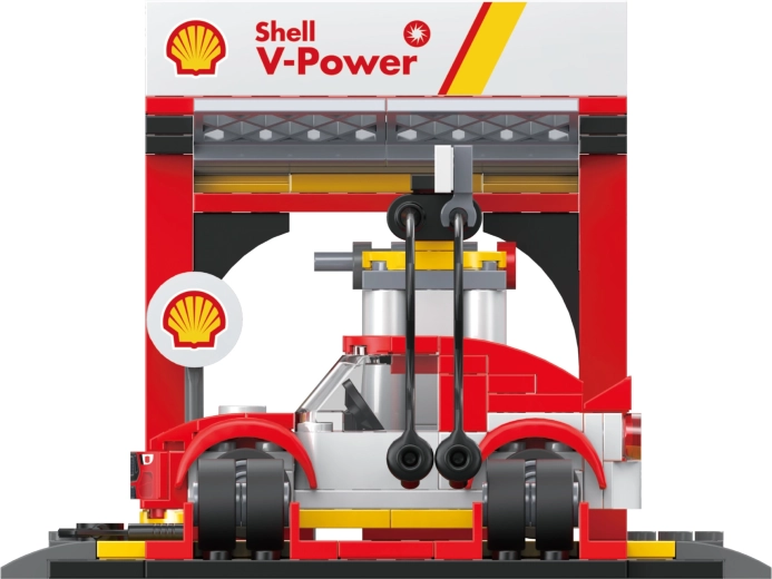 Realistična Shell postaja z bogatimi detajli