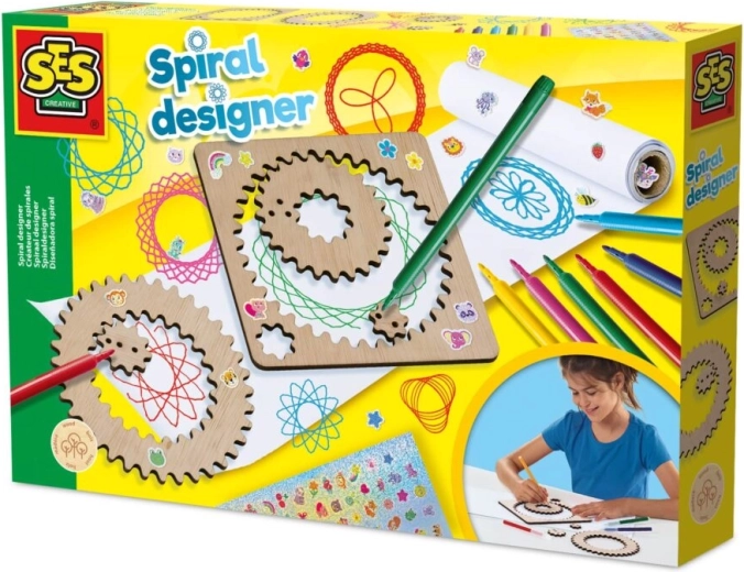 Lesene šablone za spiralne vzorce