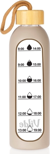 Steklenica za vodo Vilde z bežnim silikonskim ovitkom 600 ml