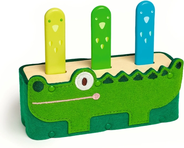 Soft and playful crocodile design