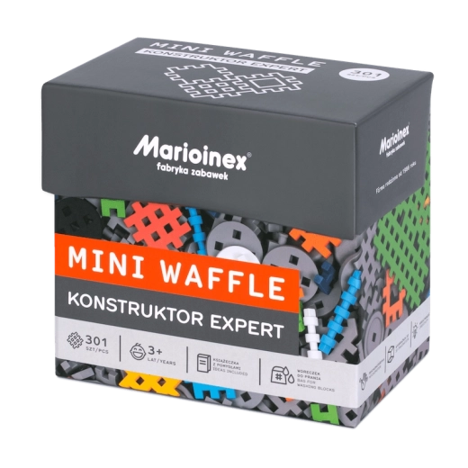 Konstrukcijski set MARIOINEX mini waffle konstruktor expert – 301 kosov