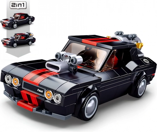Sluban Model Bricks ulični dirkalni avto 2v1 komplet