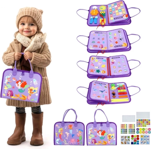 2Kids Toys senzorična knjiga z aktivnostmi Morske deklice