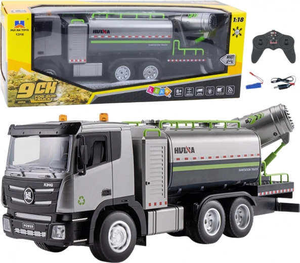 RC cisterna z razpršilnikom vode 1:18 HUINA