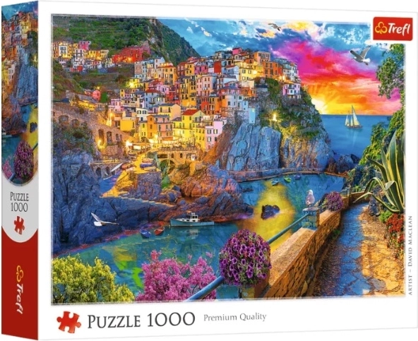 Trefl sestavljanka 1000 koščkov večerni sprehod po Cinque Terre