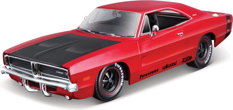 Maisto Dodge Charger R/T 1969 rdeč 1:25